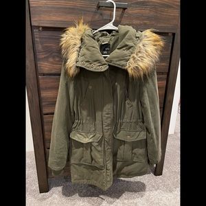 Olive Green Winter Jacket
